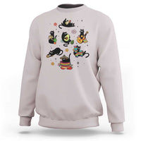 Funny Black Cat Lover Cinco De Mayo Sweatshirt Mexican Fiesta Gift