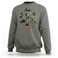 Funny Black Cat Lover Cinco De Mayo Sweatshirt Mexican Fiesta Gift