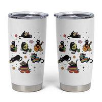 Funny Black Cat Lover Cinco De Mayo Tumbler Cup Mexican Fiesta Gift