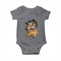 Funny Cat Eating Taco Baby Onesie Mexican Food Lover Gift