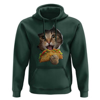Funny Cat Eating Taco Hoodie Mexican Food Lover Gift