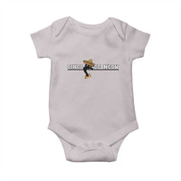 Funny Cinco De Meow Baby Onesie Cute Black Cat Eating Taco