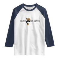 Funny Cinco De Meow Raglan Shirt Cute Black Cat Eating Taco