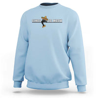 Funny Cinco De Meow Sweatshirt Cute Black Cat Eating Taco