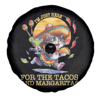 Funny Cinco De Mayo Cat Spare Tire Cover Just Here For The Tacos And Margaritas