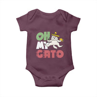 Funny Cinco De Mayo Drunk Cat Baby Onesie Oh My Gato