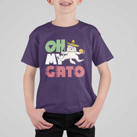 Funny Cinco De Mayo Drunk Cat T Shirt For Kid Oh My Gato