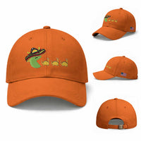 Funny Retro Game Tacosaurus Baseball Cap Cinco De Mayo Taco Lover Gift