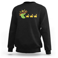 Funny Retro Game Tacosaurus Sweatshirt Cinco De Mayo Taco Lover Gift