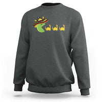 Funny Retro Game Tacosaurus Sweatshirt Cinco De Mayo Taco Lover Gift