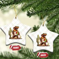 Funny Cinco De Mayo Bigfoot Burrito Lover Gift Ceramic Ornament