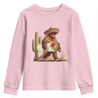 Funny Cinco De Mayo Bigfoot Burrito Lover Gift Youth Sweatshirt