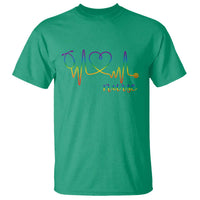 Nurse Heartbeat Rainbow Heart LGBTQ Pride T Shirt Medical Professional Support