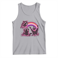 Funny Pink Raccoon Live Laugh Tank Top Lesbian Pride Month