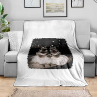Funny Lesbian Raccoon Engagement Throw Blanket LGBTQ Pride Gift
