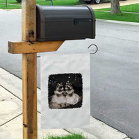 Funny Lesbian Raccoon Engagement Garden Flag LGBTQ Pride Gift