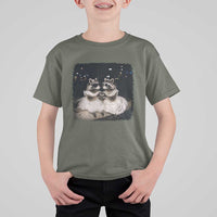 Funny Lesbian Raccoon Engagement T Shirt For Kid LGBTQ Pride Gift