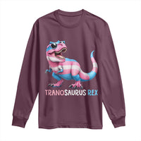 Transaurus Rex Transgender Pride Long Sleeve Shirt Funny Dinosaur Lover