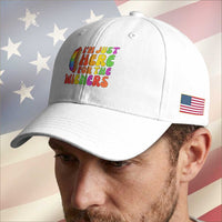 Funny Im Just Here For The Wieners Baseball Cap LGBTQ Pride Party Gift