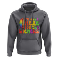 Funny Im Just Here For The Wieners Hoodie LGBTQ Pride Party Gift