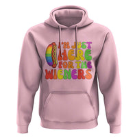 Funny Im Just Here For The Wieners Hoodie LGBTQ Pride Party Gift