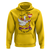 Lesbian Goose On The Loose Hoodie Funny LGBTQ Animal Pride Gift