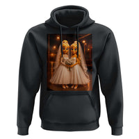 Funny Lesbian Pride Tung Tung Sahur Engagement Gift Hoodie