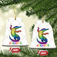 Alligaytor LGBTQ Pride Graphic Ceramic Ornament Queer Reptile Lovers