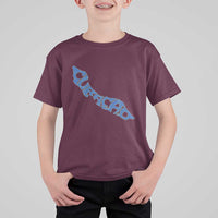 Curacao Flag Map Pride T Shirt For Kid Proud Curacaoan Heritage Gift