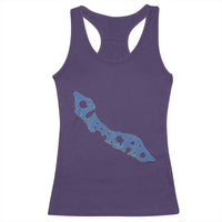 Curacao Flag Map Pride Racerback Tank Top Proud Curacaoan Heritage Gift