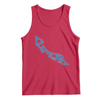 Curacao Flag Map Pride Tank Top Proud Curacaoan Heritage Gift