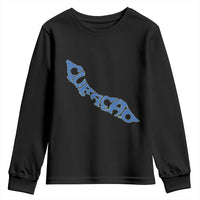Curacao Flag Map Pride Youth Sweatshirt Proud Curacaoan Heritage Gift