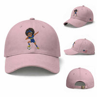 Funny Curacao Soccer Girl Baseball Cap Dabbing Football Fan Gift