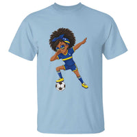 Funny Curacao Soccer Girl T Shirt Dabbing Football Fan Gift