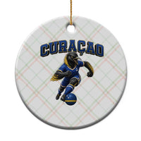 Funny Curacao Bird Soccer Lover Ceramic Ornament Caribbean Island Gift