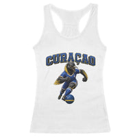 Funny Curacao Bird Soccer Lover Racerback Tank Top Caribbean Island Gift