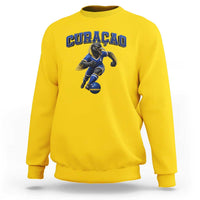 Funny Curacao Bird Soccer Lover Sweatshirt Caribbean Island Gift