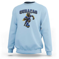 Funny Curacao Bird Soccer Lover Sweatshirt Caribbean Island Gift