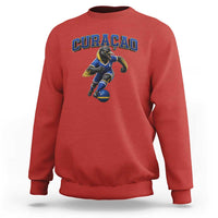 Funny Curacao Bird Soccer Lover Sweatshirt Caribbean Island Gift