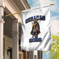 Curacao Warrior Football Fan Garden Flag Proud Island Game Day Gift
