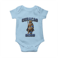 Curacao Warrior Football Fan Baby Onesie Proud Island Game Day Gift