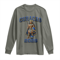 Curacao Warrior Football Fan Long Sleeve Shirt Proud Island Game Day Gift