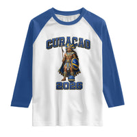 Curacao Warrior Football Fan Raglan Shirt Proud Island Game Day Gift