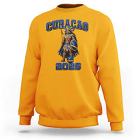 Curacao Warrior Football Fan Sweatshirt Proud Island Game Day Gift