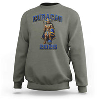Curacao Warrior Football Fan Sweatshirt Proud Island Game Day Gift