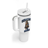 Curacao Warrior Football Fan Tumbler With Handle Proud Island Game Day Gift