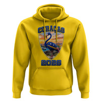 Funny Curacao Flamingo Soccer Lover Hoodie Caribbean Island Gift