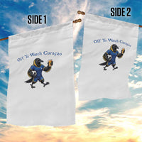 Funny Curacao Bird Soccer Fan Gift Garden Flag Off To Watch Curaçao