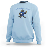 Funny Curacao Bird Soccer Fan Gift Sweatshirt Off To Watch Curaçao