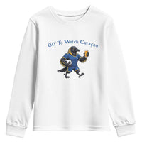 Funny Curacao Bird Soccer Fan Gift Youth Sweatshirt Off To Watch Curaçao